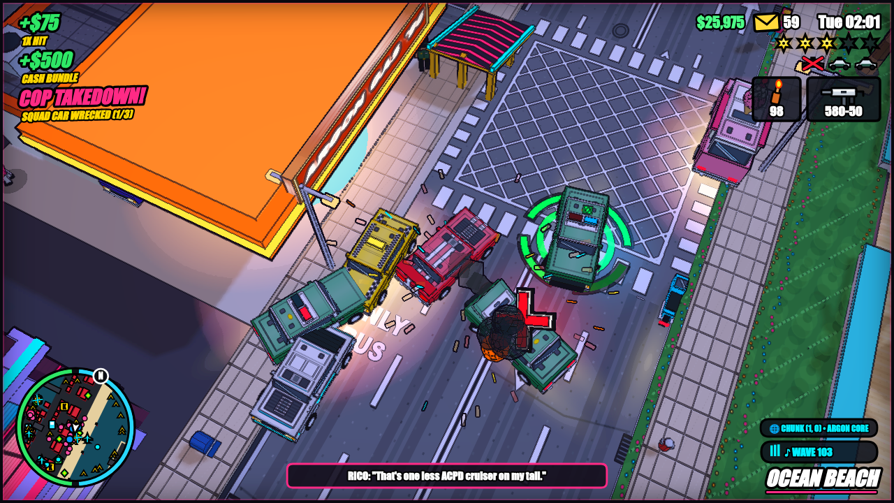 Grand Theft Argon developer screenshot